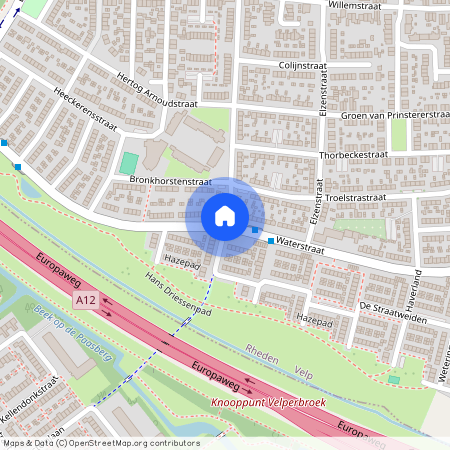 Velp-Zuid ten zuiden van Waterstraat, 6882 GA, Waterstraat, Velp