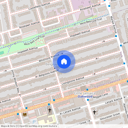 114 Belgravia Avenue Unit# BASEMENT, Toronto