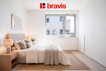 Pronájem bytu 3+kk, Brno - Pisárky, Vinařská ulice, novostavba, klimatizace, terasa, garážové stání - Fotografie 3