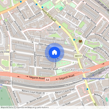 Gunterstone Road, Gunterstone Road