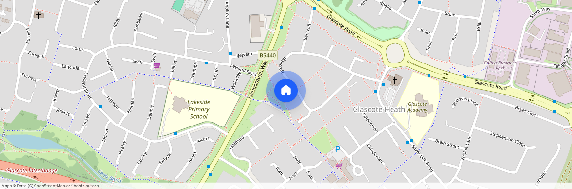 Bancroft, Glascote Heath, Tamworth, B77 2ET