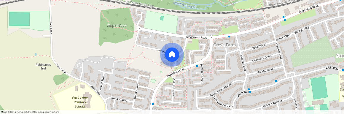 Kings Meadow, Nuneaton, Warwickshire, CV10 8QZ