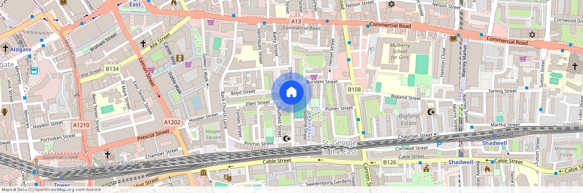 Christian Street, Aldgate, E1, London