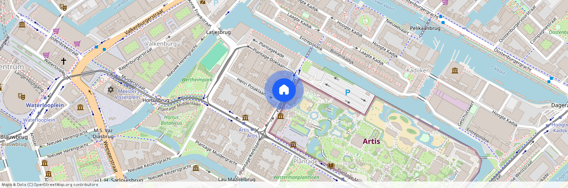 Weesperbuurt/Plantage, 1018 CW, Plantage Kerklaan, Amsterdam