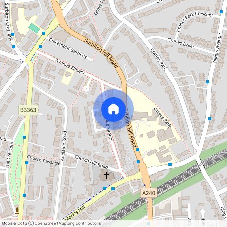 Avenue Elmers, Grosvenor Court, KT6