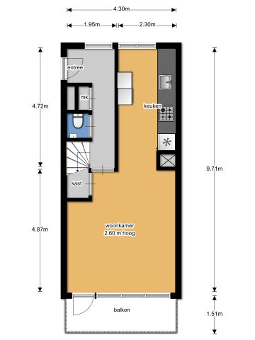 Appartement te huur: Lambertus Hortensiuslaan 62 1412 GX Naarden - Foto 2