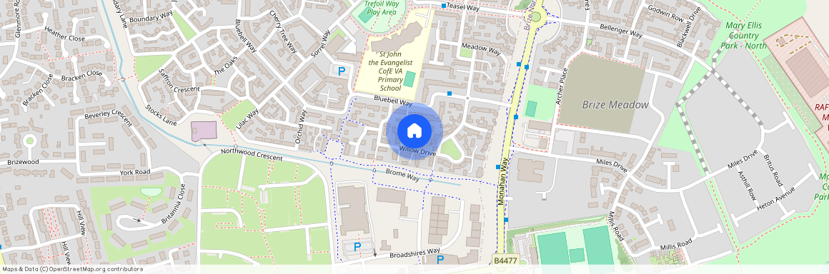 Willow Drive, Shilton Park, Carterton, Oxfordshire, OX18