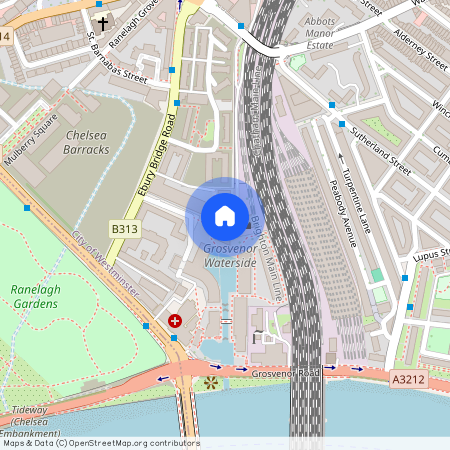 Caro Point, Pimlico, SW1W