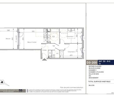 Location Appartement 3 pièces 59m² JUVIGNAC 34990 - Photo 3