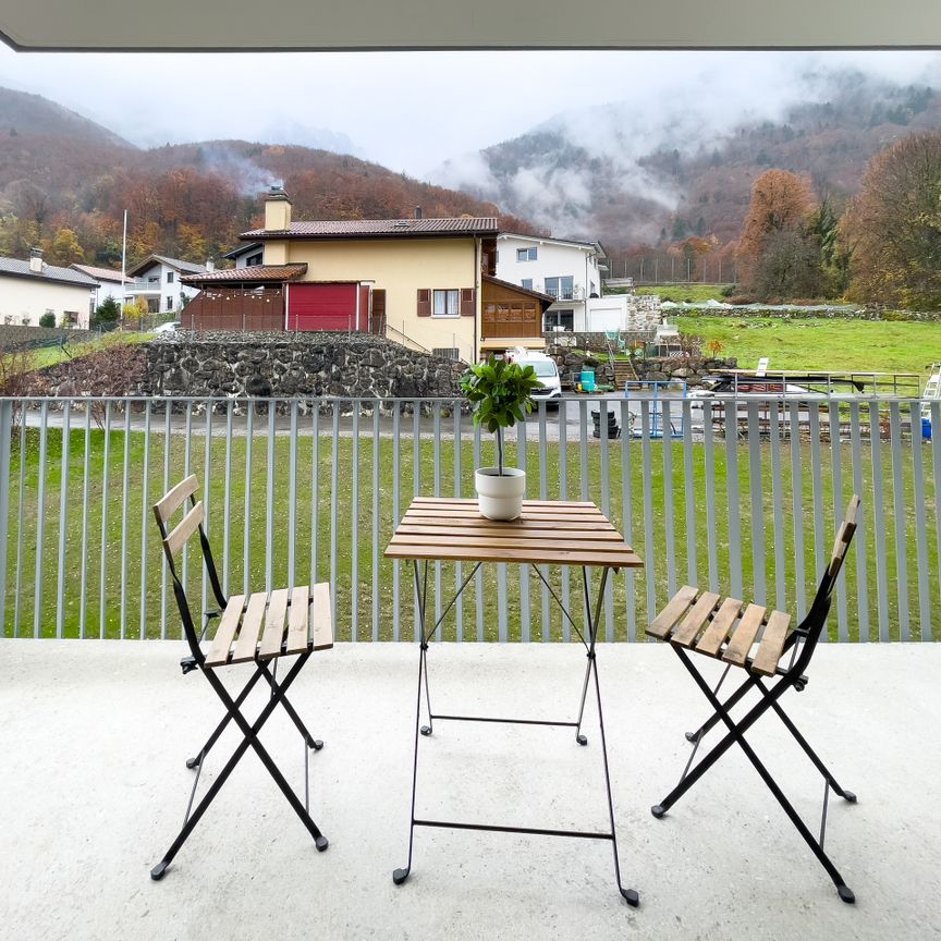 Grand 3,5 pces avec 2 balcons Neuf - Photo 1