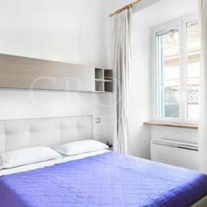 Trastevere: Furnished 1 Bedroom, lovely gated complex, excellent restored. Living-kitchen, bedroom, 2 baths, parquet, sunny, silent. Ref 1061 - Photo 1