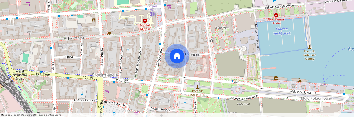 ul. Kazimierza Pułaskiego, Śródmieście, Gdynia, pomorskie