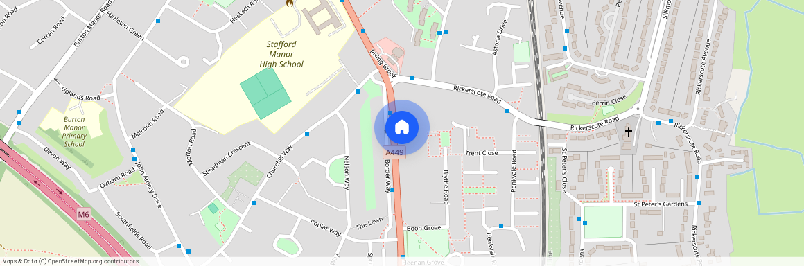 Rising Brook, Stafford