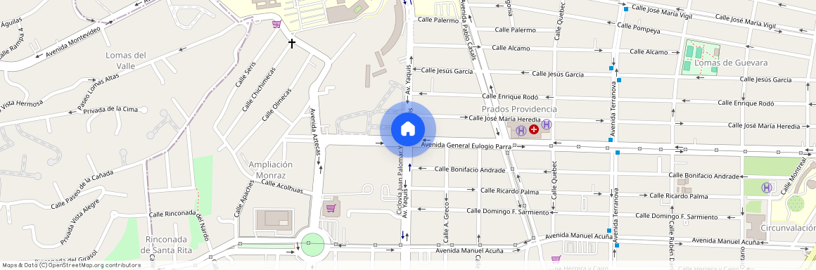 Se departamento Av. Juan Palomar y Arias, Colonia Prados de Providencia, C.P. 44670, Jalisco