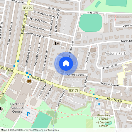 Sandown Lane, Wavertree, Liverpool, L15