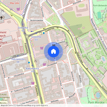 ul. Chocimska, Stary Mokotów, Mokotów, Warszawa, mazowieckie