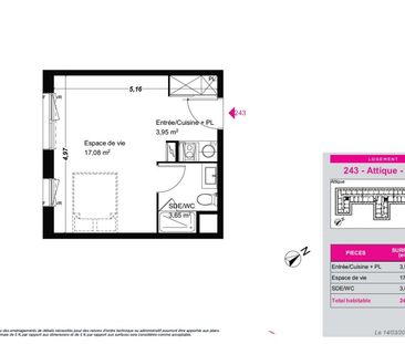 Location Appartement 1 pièce 24m² FRANQUEVILLE ST PIERRE 76520 - Photo 6