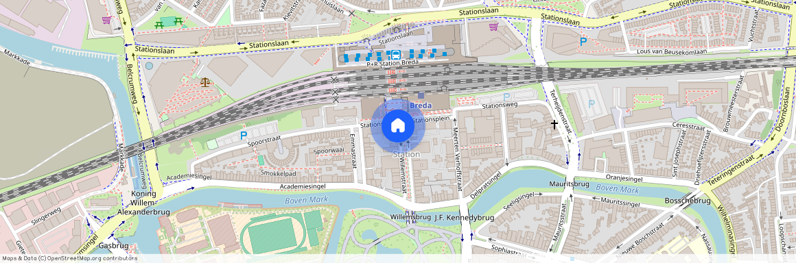 Station, 4811 AJ, Willemstraat, Breda