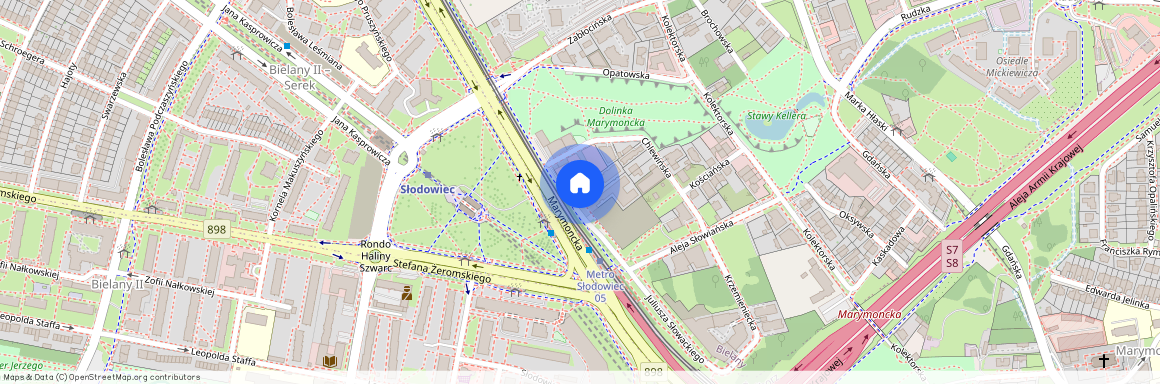 Warszawa, Bielany, Marymont-Kaskada, Marymoncka
