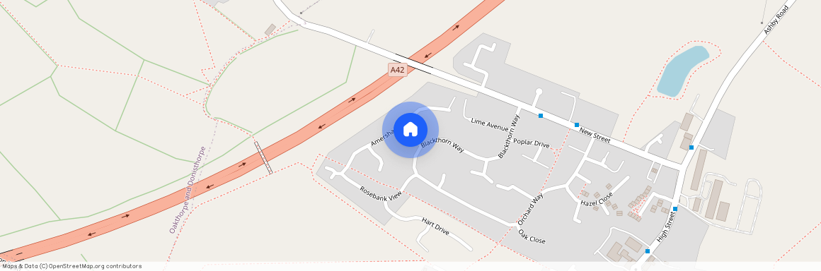 Whitehouse Way, Measham, Swadlincote, Leicestershire, DE12