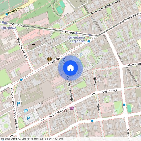 ul. kpt. Stefana Pogonowskiego, Stare Polesie, Polesie, Łódź, łódzkie