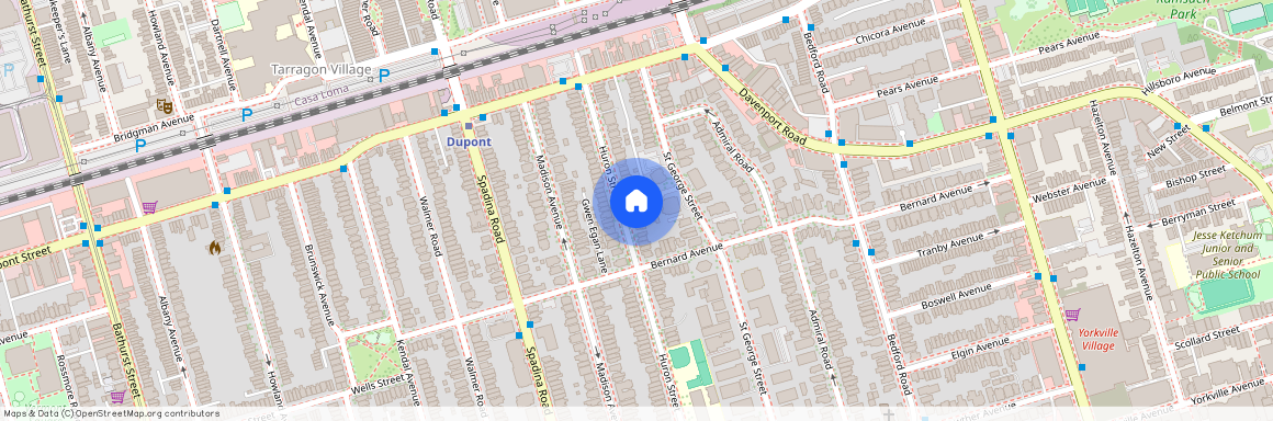 605 Huron Street Unit# Main, Toronto