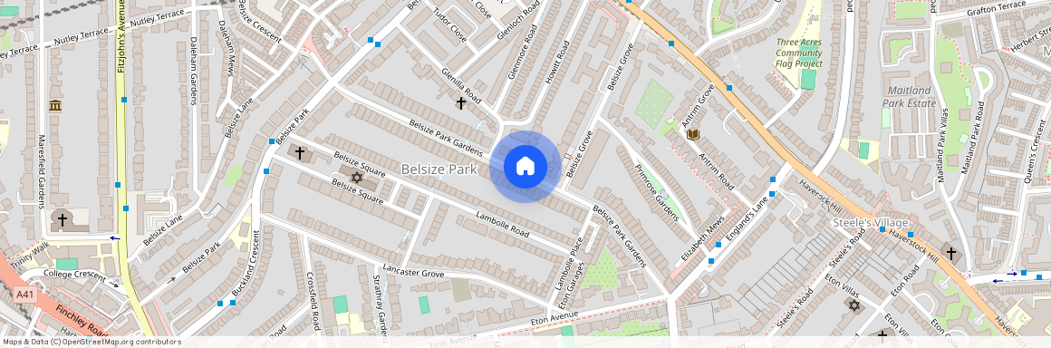 Belsize Park Gardens, London, NW3, North London