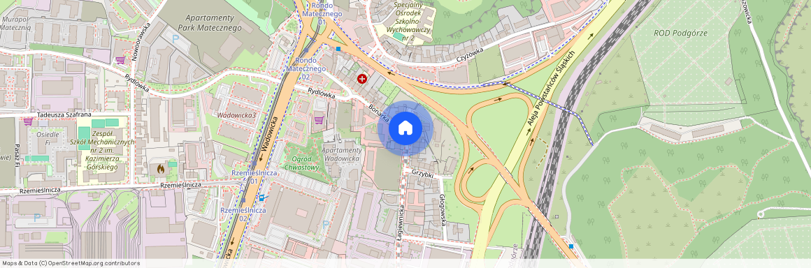 ul. Łagiewnicka, Bonarka, Podgórze, Kraków, małopolskie