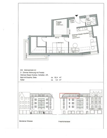 Neubau-Dachgeschosswohnungen mit Fahrstuhl - Foto 3