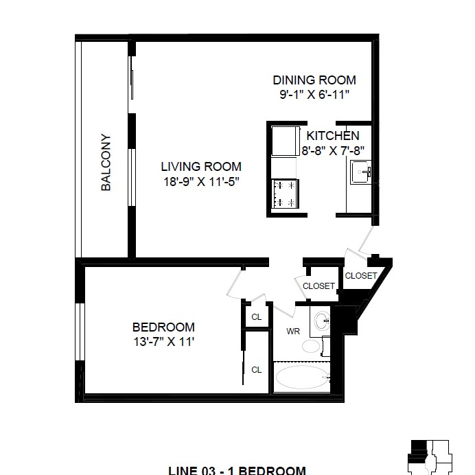 1 Bedroom - Photo 1