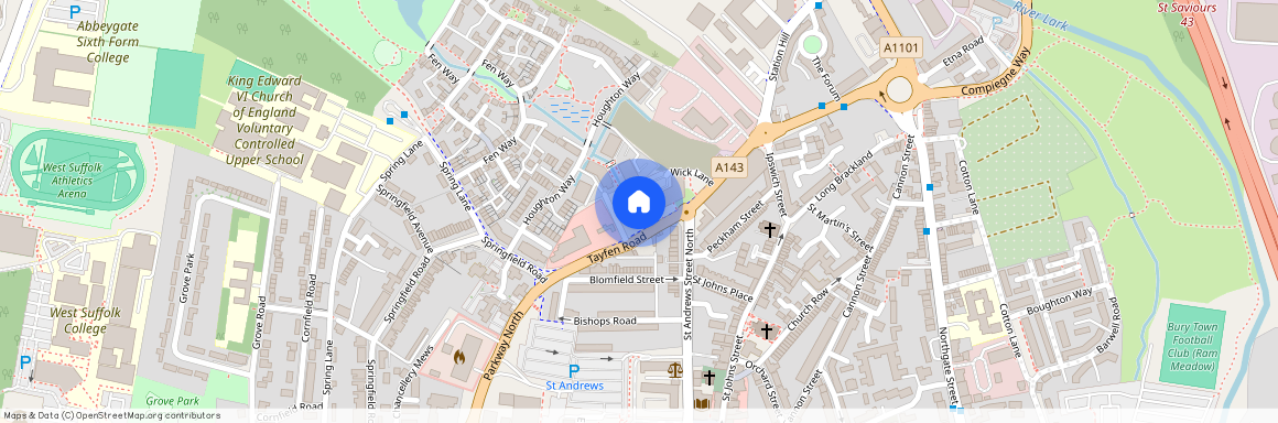 Wick Lane, Bury St. Edmunds, Suffolk, IP33