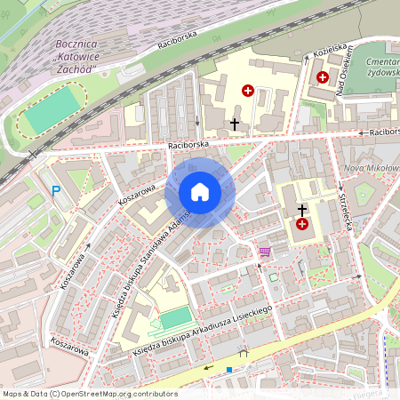Ks. Bpa. Stanisława Adamskiego, Śródmieście, śląskie, Katowice