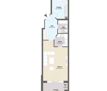 Schöne 2 + 1 - Zimmerwohnung in HH-Jenfeld zum 01.01.2026 - Photo 1