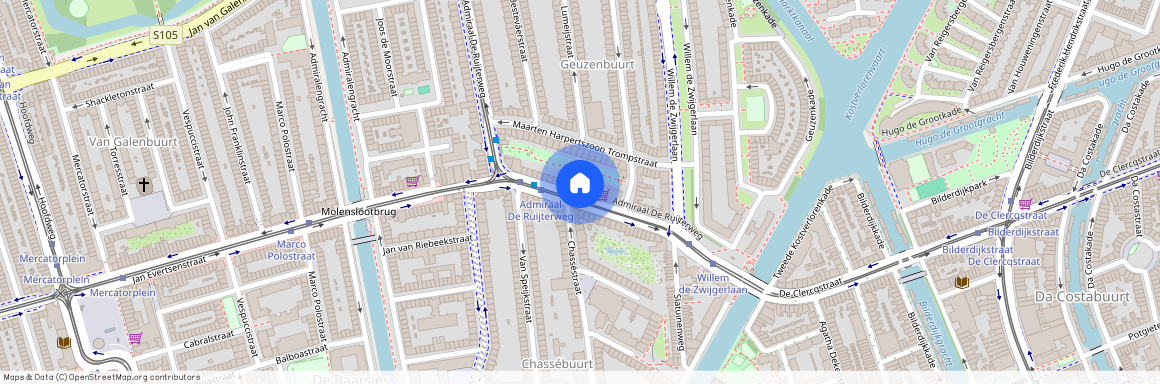 Admiraal De Ruijterweg 60 1, Noord-Holland, 1056 GL, Amsterdam