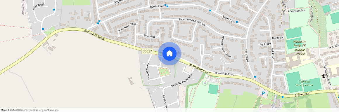 Pugin Road, Bramshall, ST14