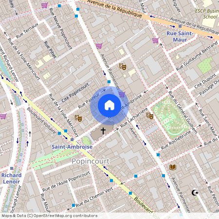 République-Saint Ambroise, Paris 11Ème