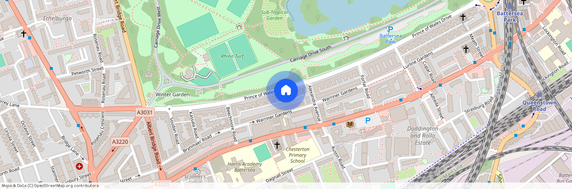 1-38 Prince of Wales Drive, London, SW11 4BH, United Kingdom