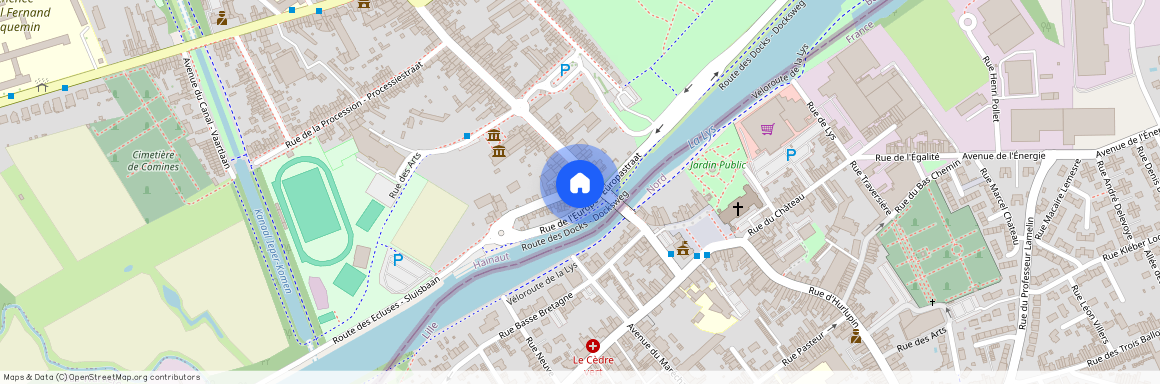 Route des Ecluses 1 2.1, 7780 Comines-Warneton