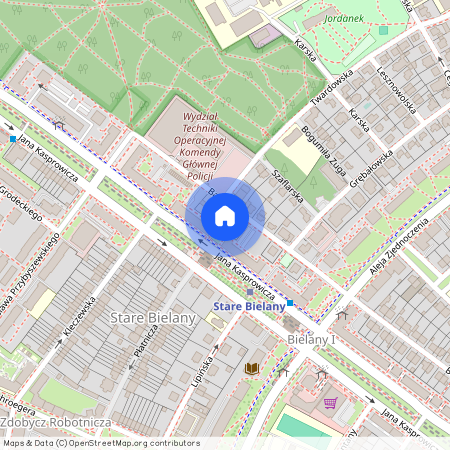 ul. Barcicka, Stare Bielany, Bielany, Warszawa, mazowieckie
