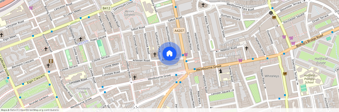 14 Artesian Road London W2, London, W2