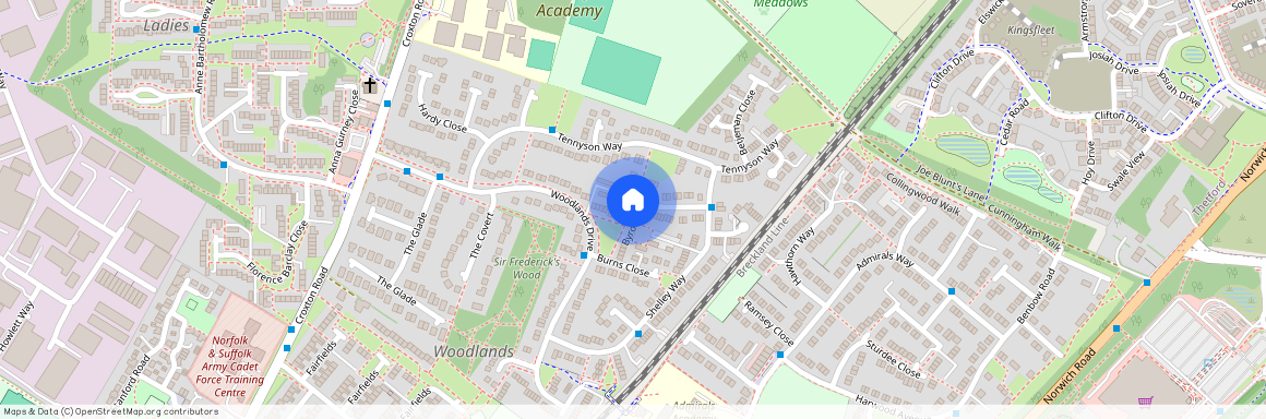 Byron Walk, Thetford