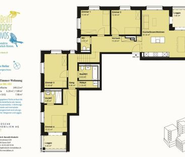 5.5 Zimmer, 149 m², 1. Stock - Photo 6