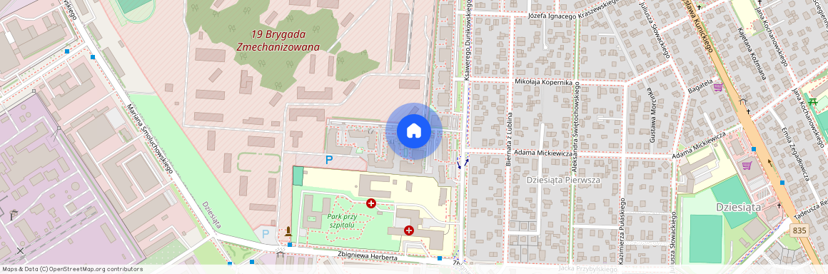 ul. Ksawerego Dunikowskiego, Dziesiąta, Lublin, lubelskie