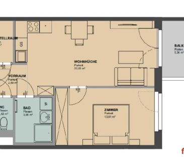 Charmante 2-Zimmer-Wohnung mit Balkon in 1200 Wien – Ihr neues Zuha... - Foto 3