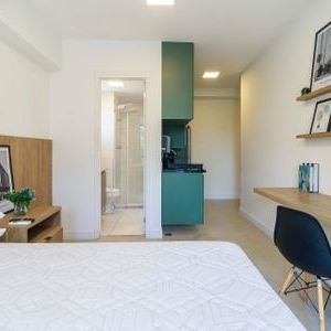 Studio para alugar com 30m², 0 quarto e sem vaga - Foto 3