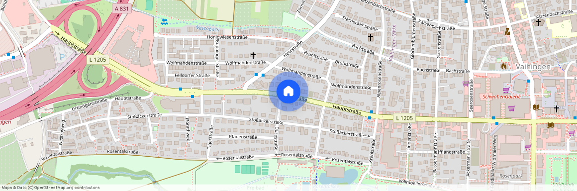 Hauptstraße, 70563 Stuttgart