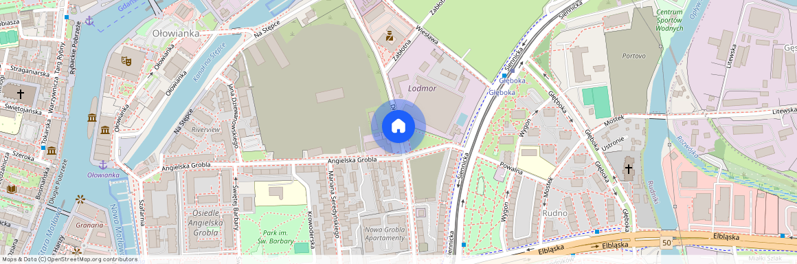 ul. Długa Grobla, Śródmieście, Gdańsk, pomorskie