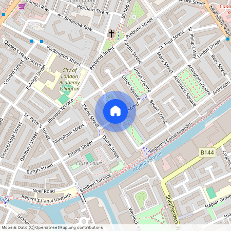 Ann Street, Packington Square N1, London