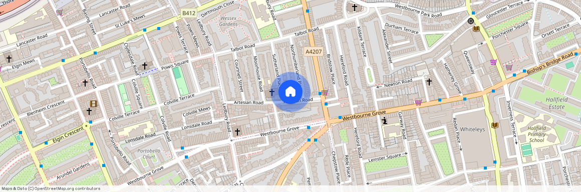 14 Artesian Road London W2, London, W2
