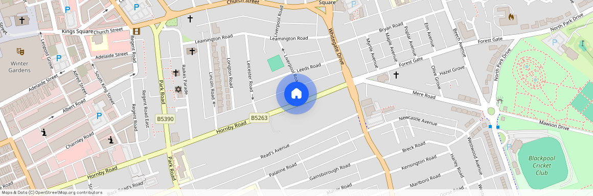 Hornby Road Blackpool FY1 4HY